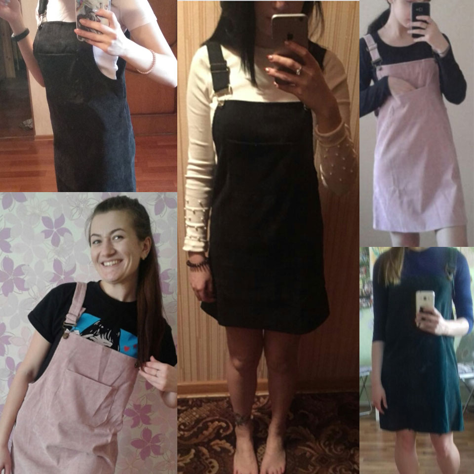Suspender Dress Women's Clothes