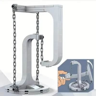 Suspension Balance Frame Puzzle Assembly Block Toy Tension Anti Gravity Balance Experiment Suspension Balance Frame Puzzle Assembly Block Toy Tension Anti Gravity Balance Experiment