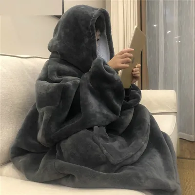 Sweatshirt Blanket Plush Warm Hoodie Sweatshirt Blanket Plush Warm Hoodie