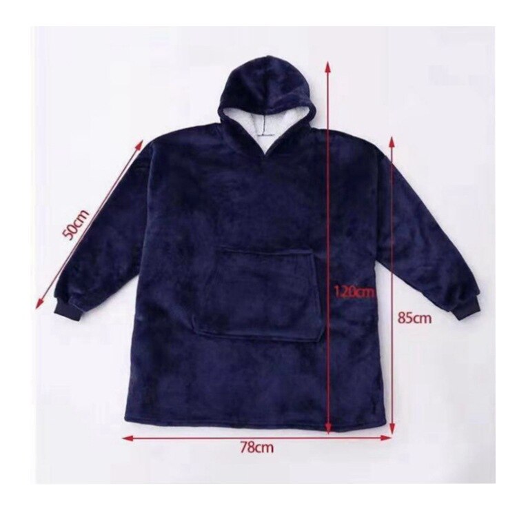 Sweatshirt Blanket Plush Warm Hoodie Sweatshirt Blanket Plush Warm Hoodie