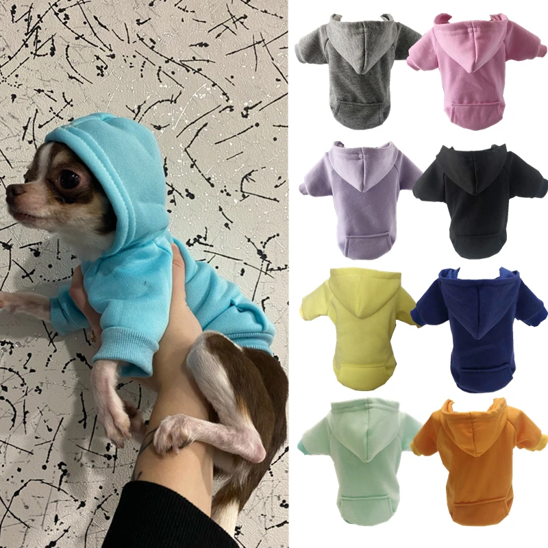 Sweatshirt for Dogs with Pocket and Hoodie