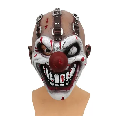 Sweet Tooth Mask Halloween Horror Fancy Dress Party Twisted Killer Clown Mask Game Movie Cosplay One-eyed Joker Masks