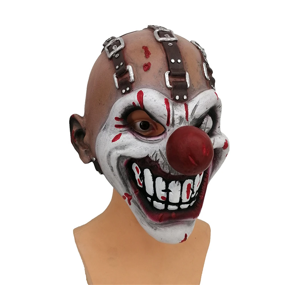 Sweet Tooth Mask Halloween Horror Fancy Dress Party Twisted Killer Clown Mask Game Movie Cosplay One-eyed Joker Masks