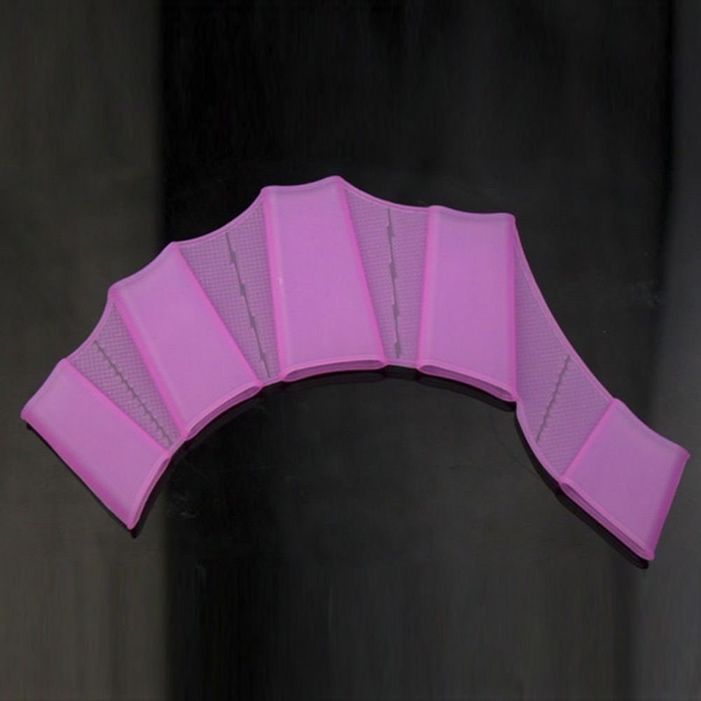 Swim Paddles Silicone Webbed Gloves