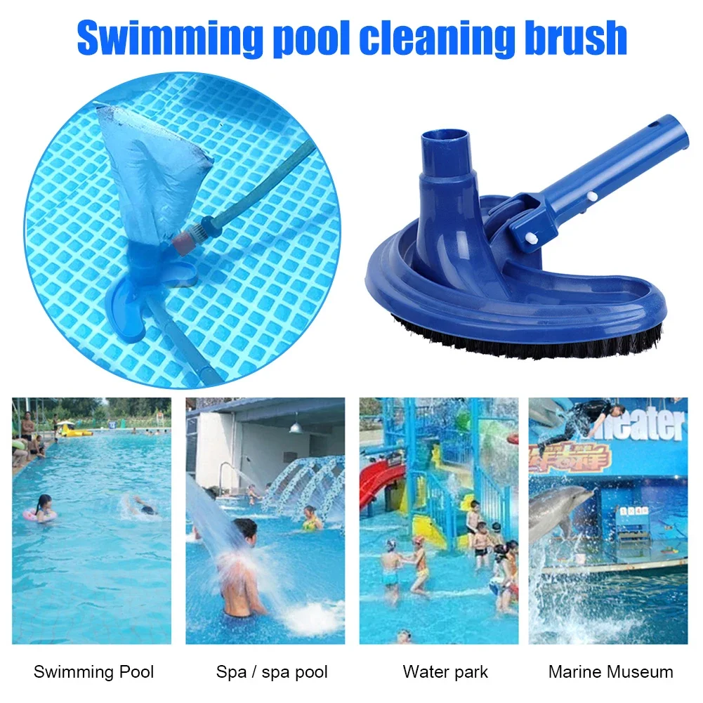 Swimming Pool Cleaner Cleaning Suction Brush Cleaning Tool Pool Equipment Suction Vacuum Head Above Ground Clean