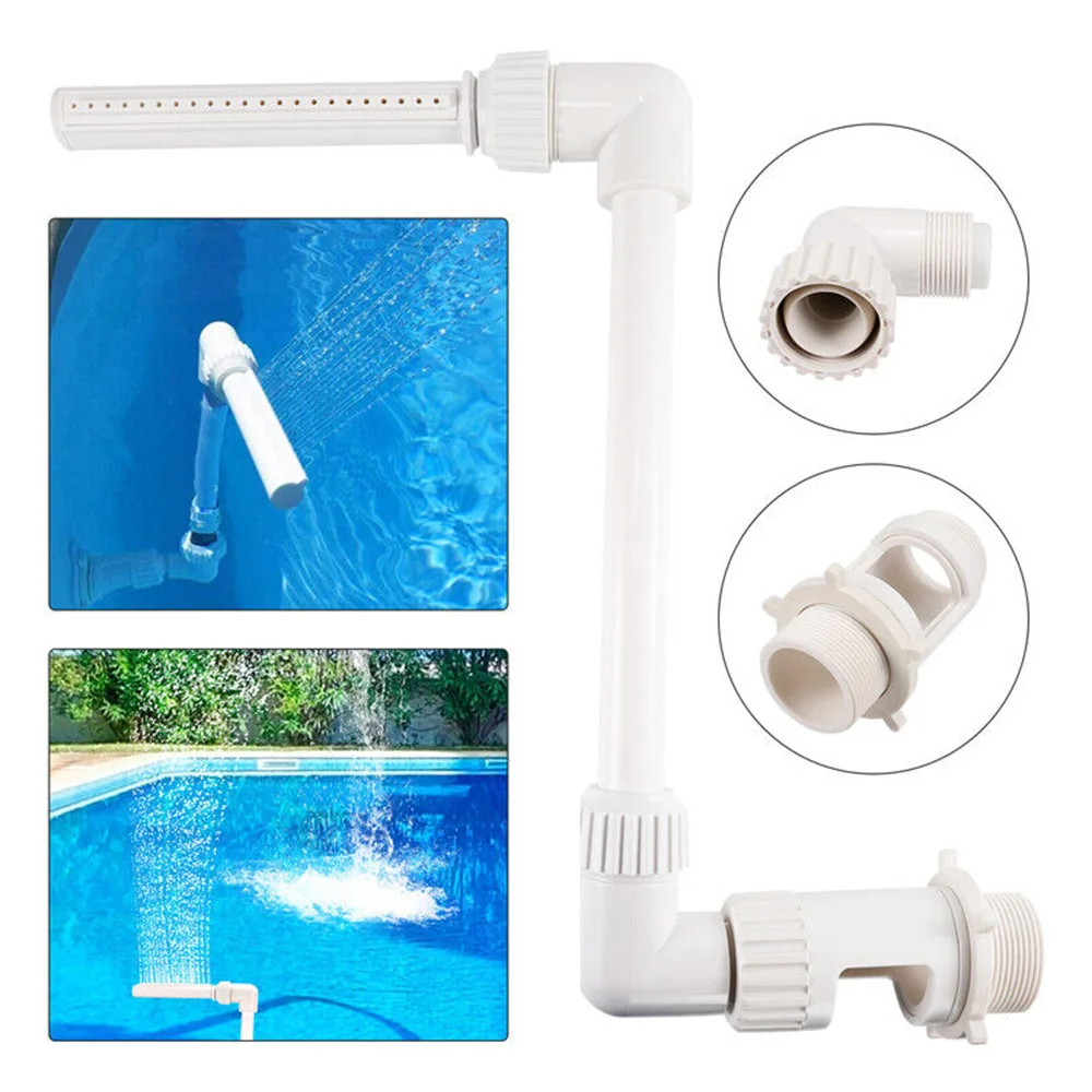 Swimming Pool Waterfall Fountain Kit PVC Feature Water Spay Pools Spa Decorations Easy Install Swimming Pool Accessories Swimming Pool Waterfall Fountain Kit PVC Feature Water Spay Pools Spa Decorations Easy Install Swimming Pool Accessories