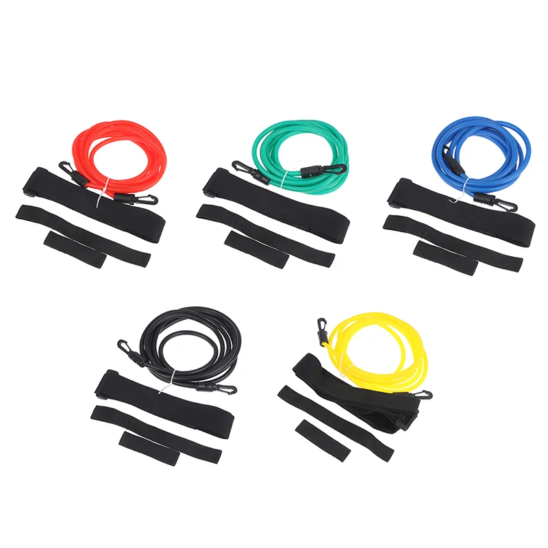 Swimming Training Latex Tubes Safety Rope Swim Training Resistance Elastic Belt Adjustable Swimming Pool Exerciser Swimming Training Latex Tubes Safety Rope Swim Training Resistance Elastic Belt Adjustable Swimming Pool Exerciser