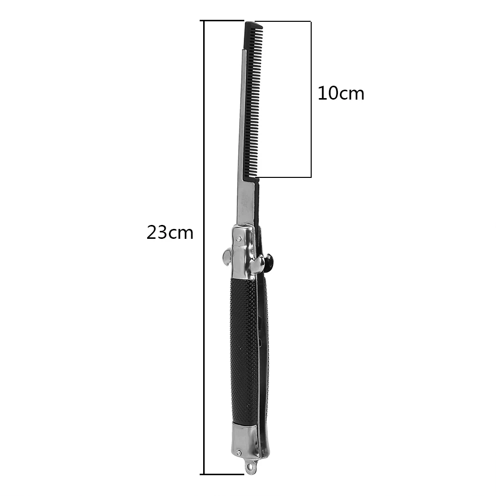 Switchblade Spring Pocket Portable Oil Hair Comb Folding Knife Looking Automatic Push Button Brush Comb Barber For Man Switchblade Spring Pocket Portable Oil Hair Comb Folding Knife Looking Automatic Push Button Brush Comb Barber For Man