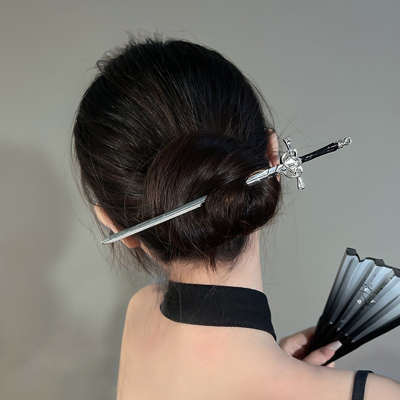 Sword Hair Stick Hairstyling Accessory