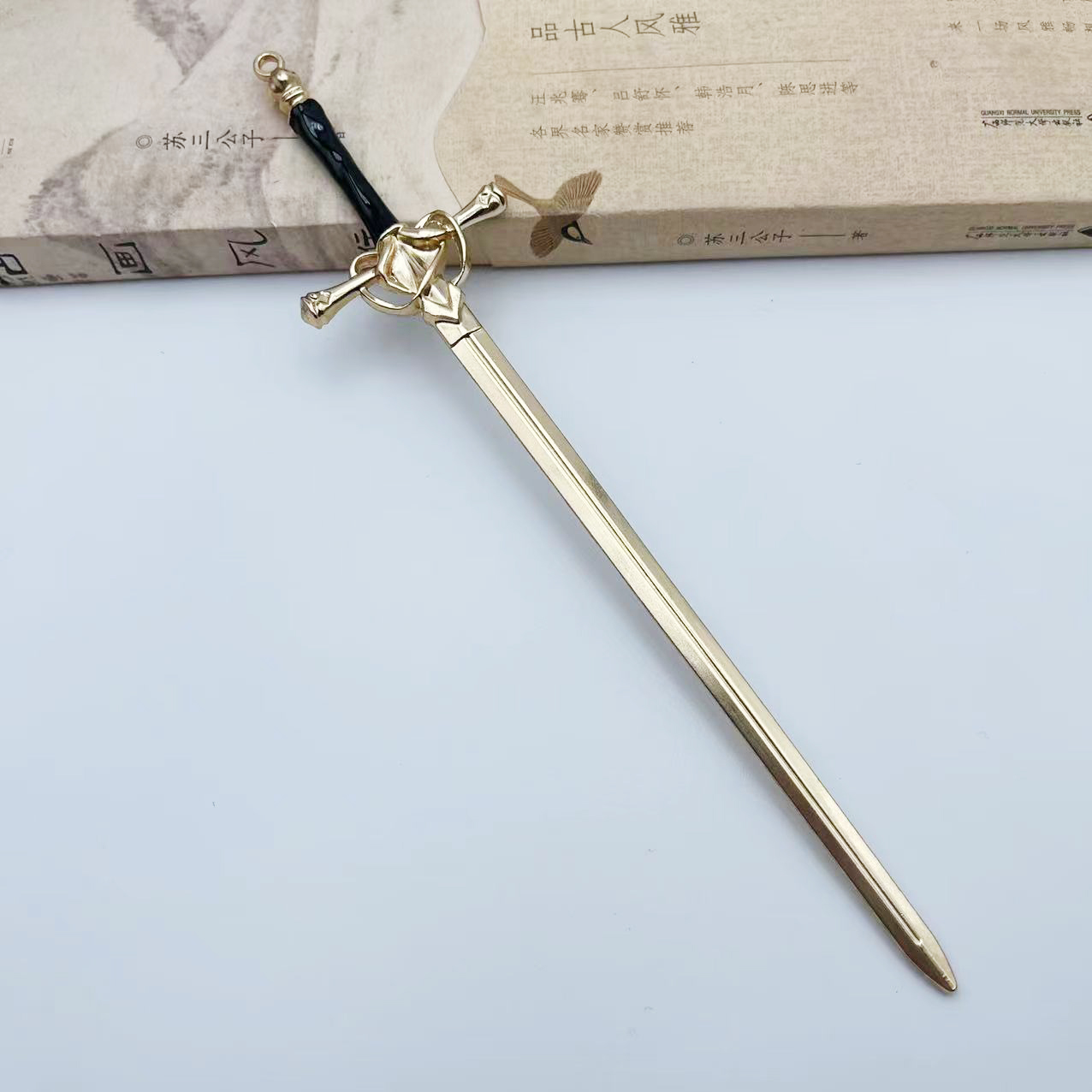Sword Hair Stick Hairstyling Accessory