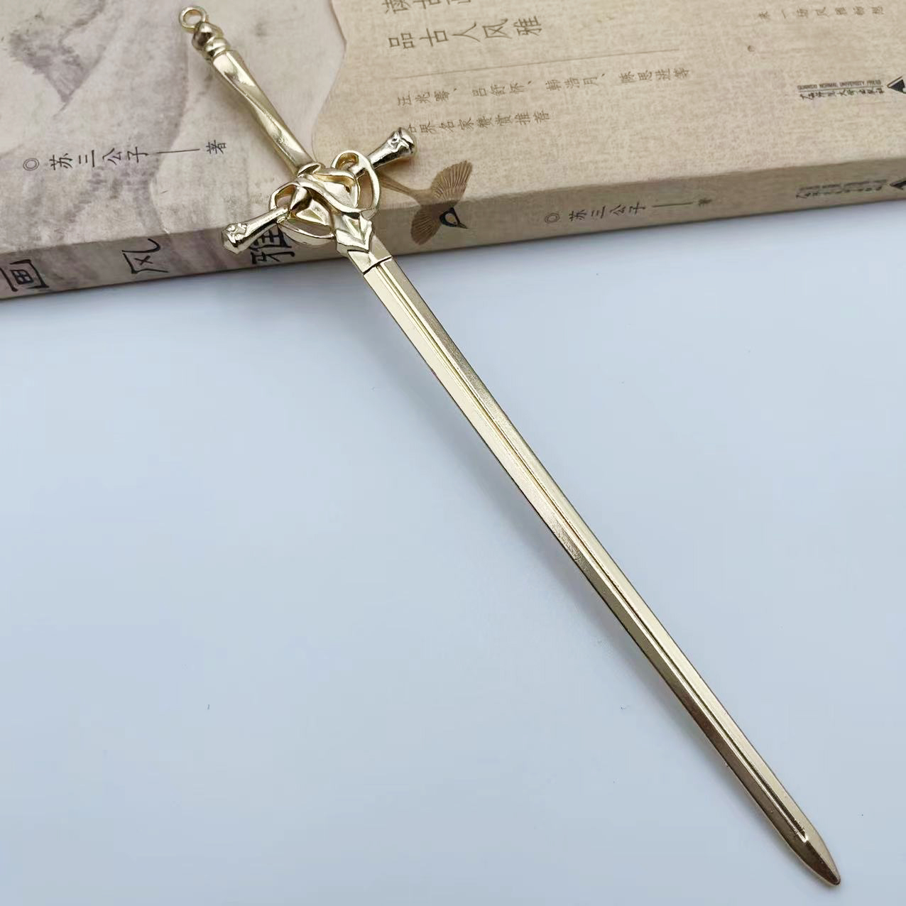 Sword Hair Stick Hairstyling Accessory