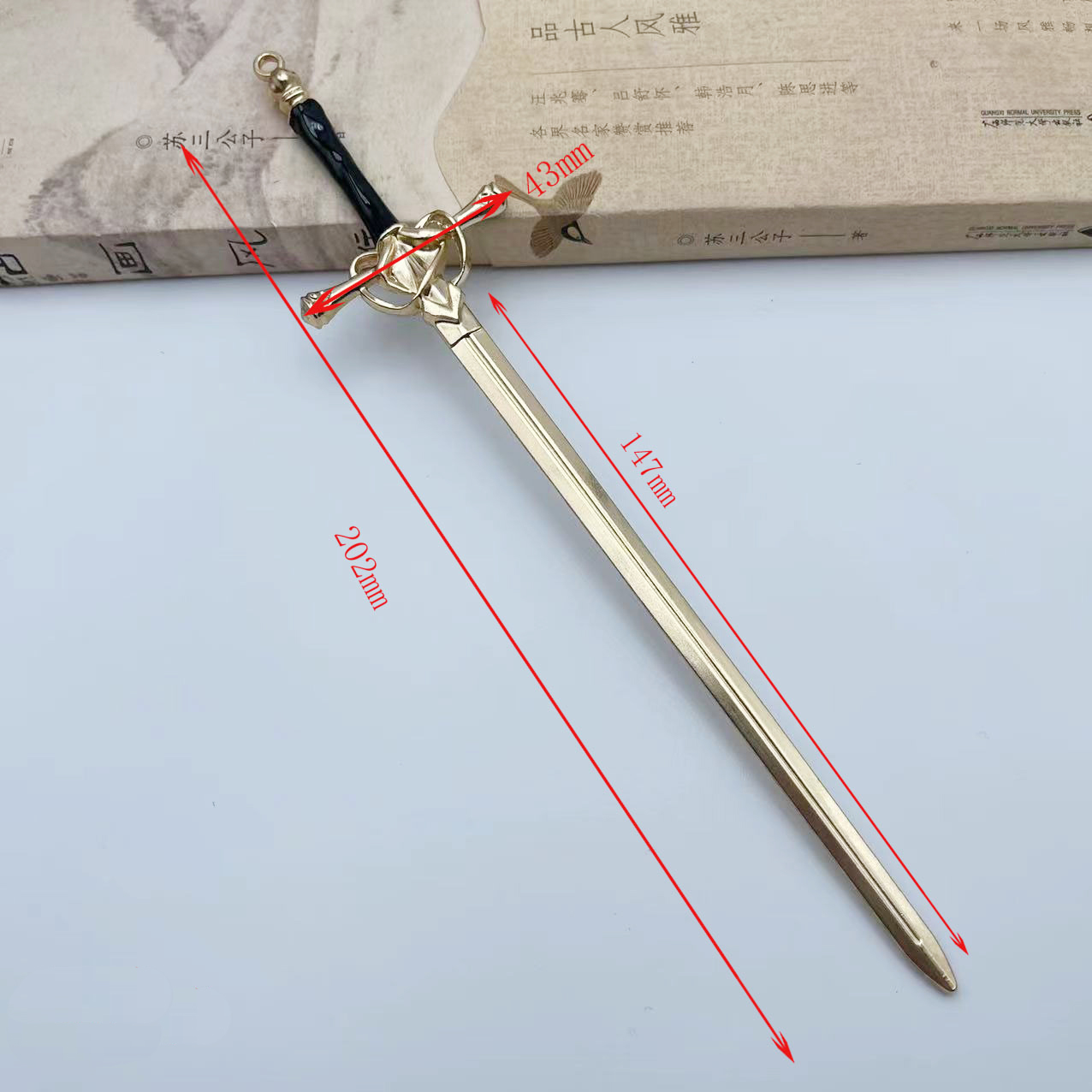 Sword Hair Stick Hairstyling Accessory