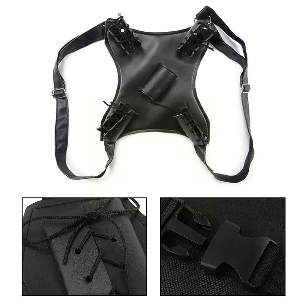 Sword Strap Katana Scabbard Sword Two Scabbard Pu Leather Strap Strap Leather Belt I9u1