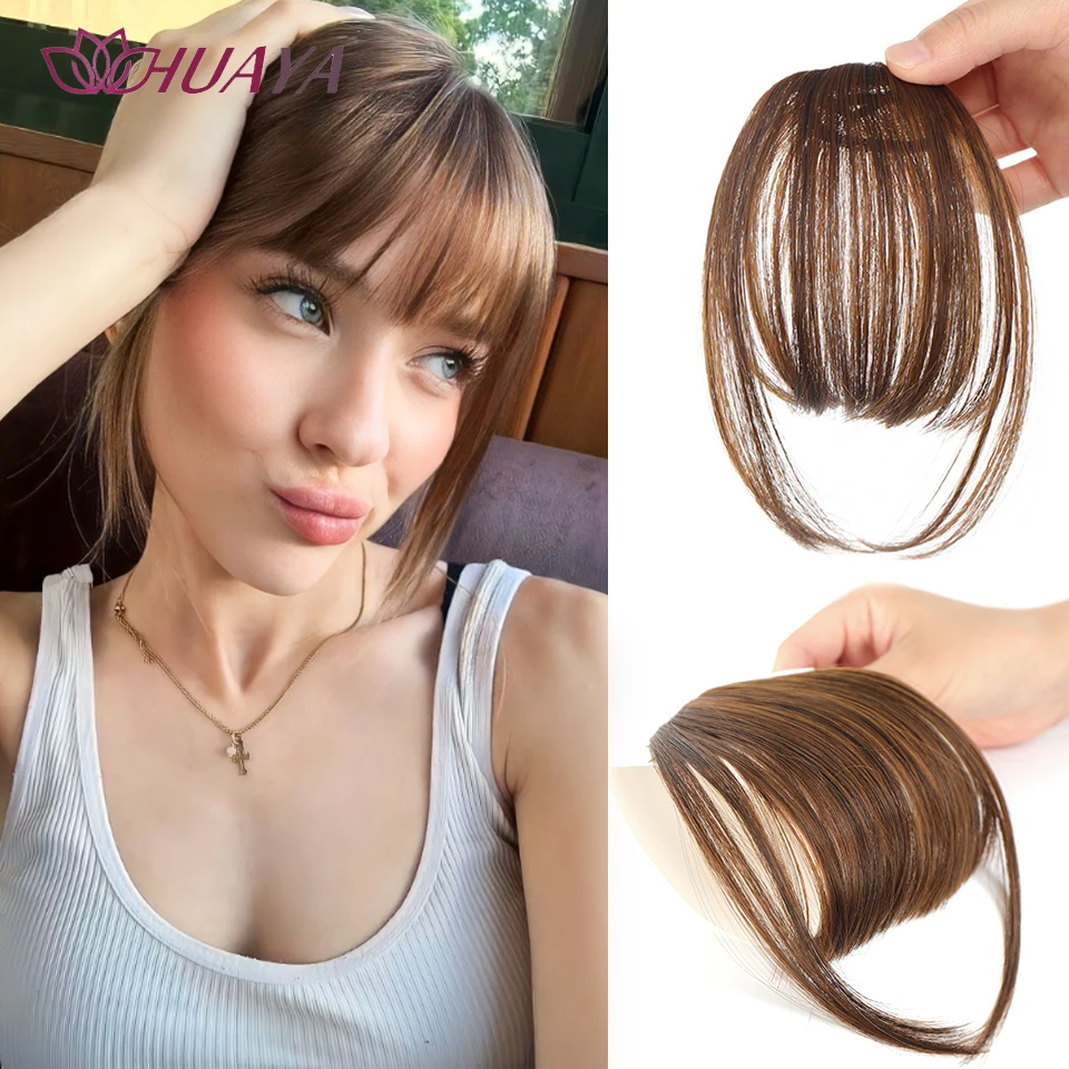 Synthetic Air Bangs Hair Clip-In Extension Front Fringes Hair pieces Air Bangs Fiber Hair Accessorie Invisible Natural Synthetic Air Bangs Hair Clip-In Extension Front Fringes Hair pieces Air Bangs Fiber Hair Accessorie Invisible Natural