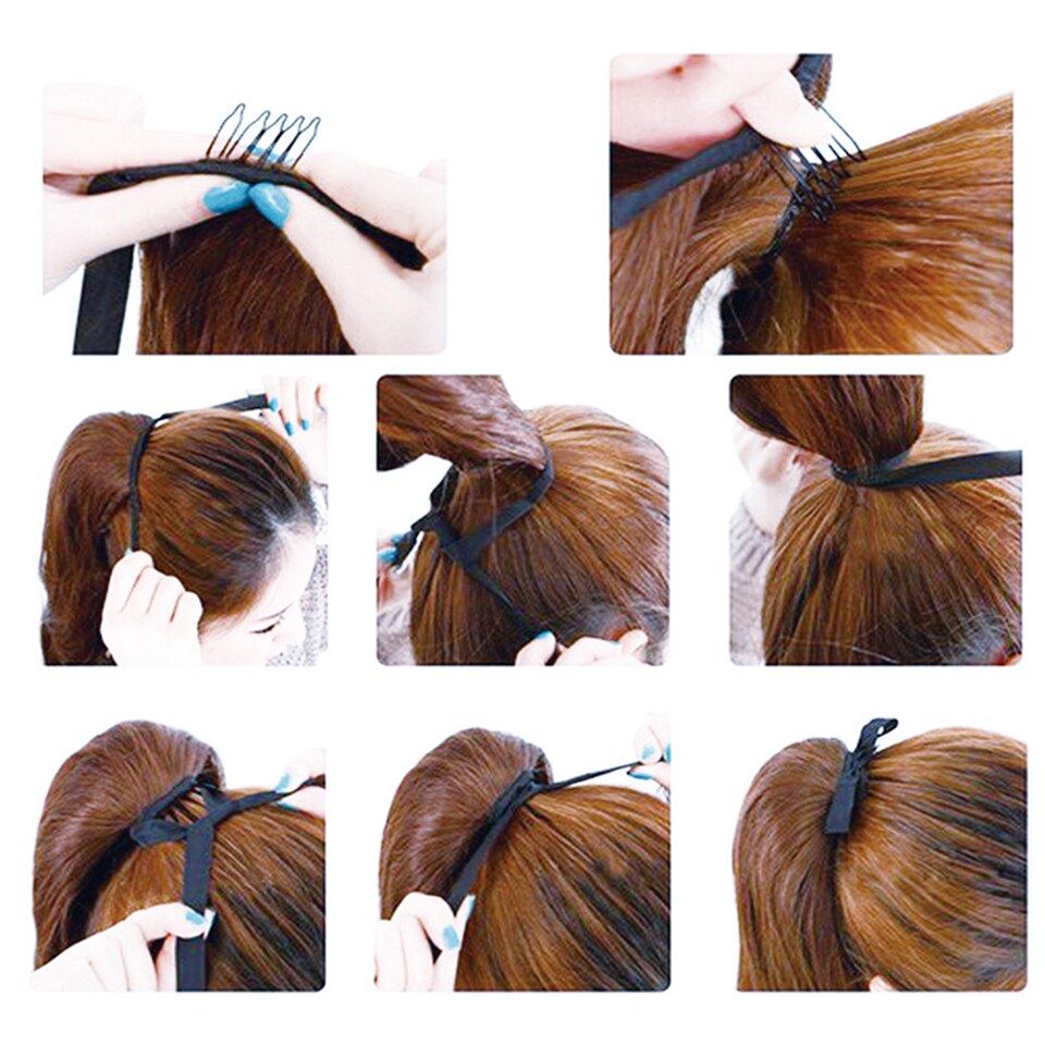 Synthetic Clip In Ponytail Extension