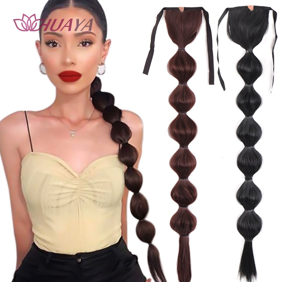 Synthetic Clip In Ponytail Extension