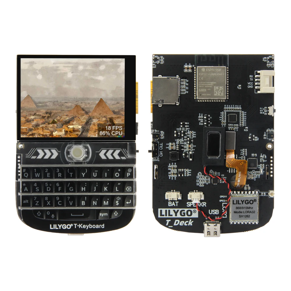 T-Deck ESP32-S3 LoRa Module 2.8 inch LCD Development Board LoRaWAN Long Range 433MHz 868MHz 915MHz With WIFI Bluetooth T-Deck ESP32-S3 LoRa Module 2.8 inch LCD Development Board LoRaWAN Long Range 433MHz 868MHz 915MHz With WIFI Bluetooth