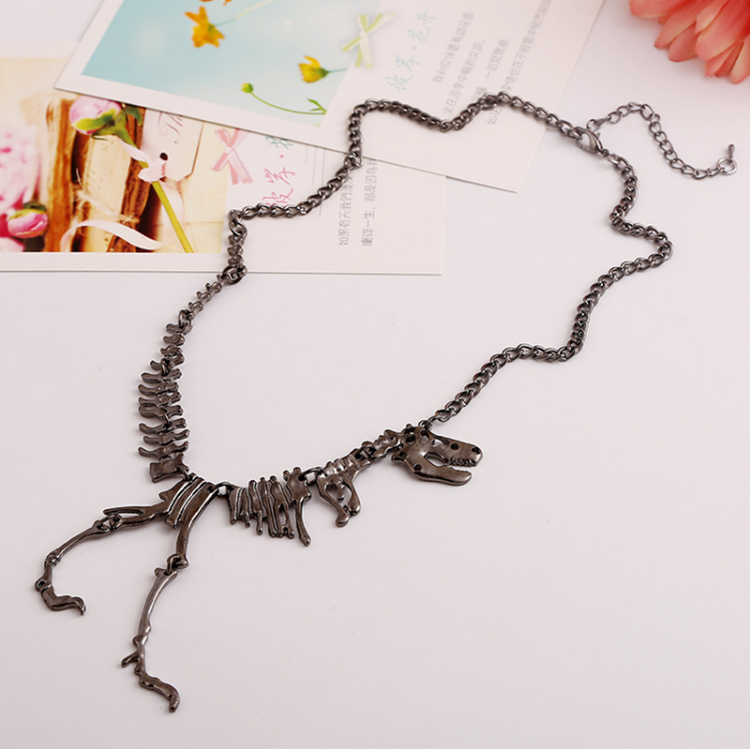 T Rex Skeleton Dinosaur Bone Necklace