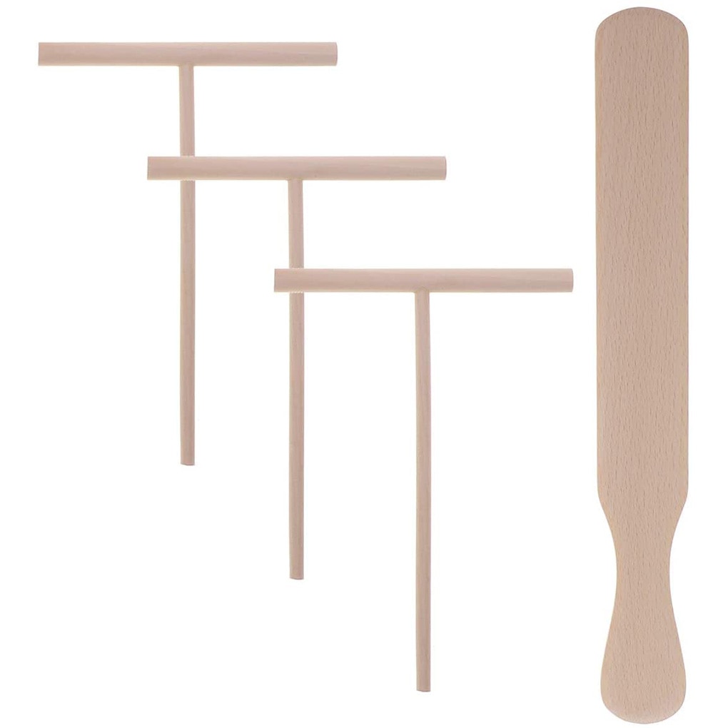T-Shaped Crepe Spreader Tools (Set of 4 pcs)