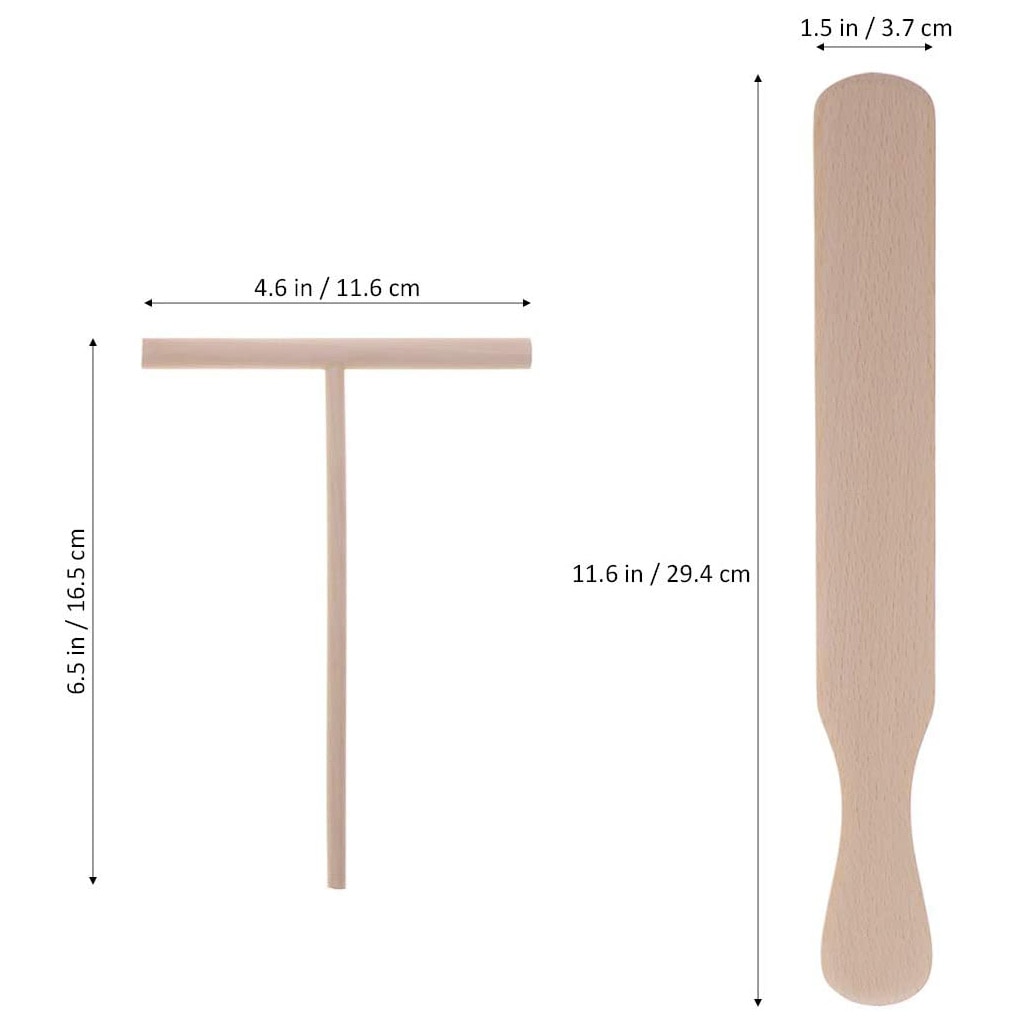T-Shaped Crepe Spreader Tools (Set of 4 pcs) T-Shaped Crepe Spreader Tools (Set of 4 pcs)