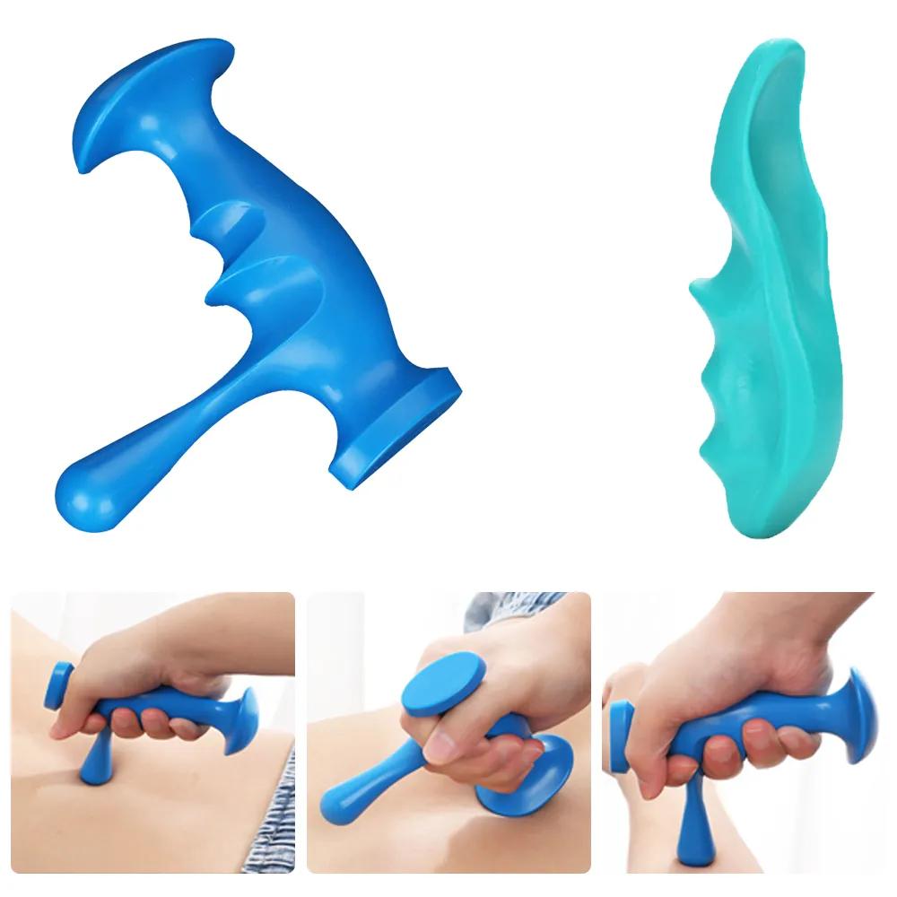 T-shaped Massager Thumb Finger Pressure Press Trigger Point Manual Physiotherapy Tools Full Body Deep Tissue Relax Pain