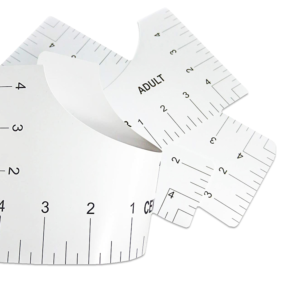 T Shirt Rulers Guide to Center Designs (4Pcs)