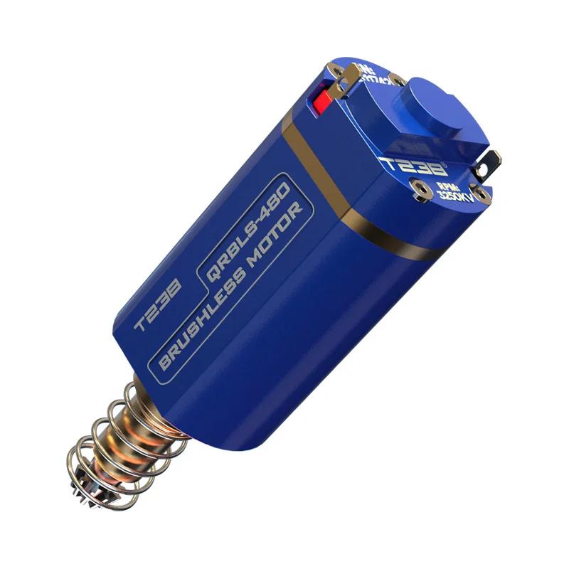 T238 QRBLS Quick Response High Efficiency Low-Loss Brushless Motor High Torque High Speed Airsoft Long Axis AEG Motor