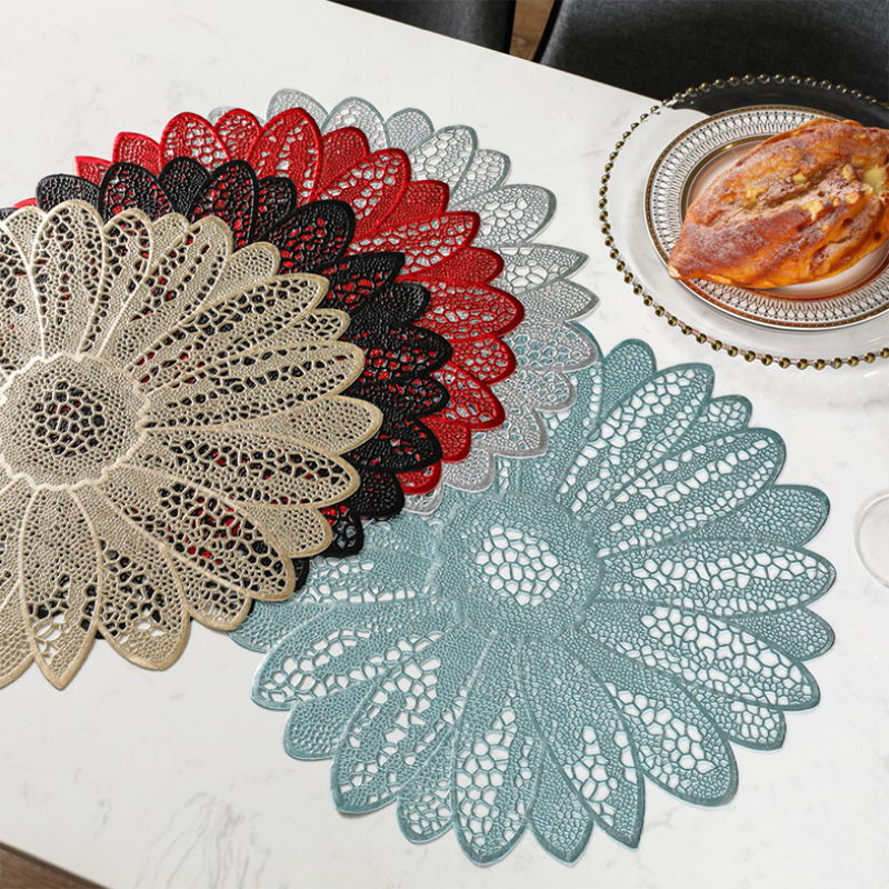 Table Flower Placemats Set (6 Pcs) Table Flower Placemats Set (6 Pcs)