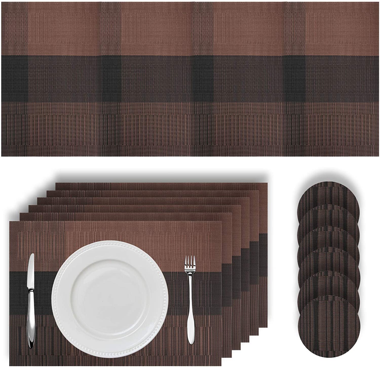 Table Runner and Placemat Set (13 pcs)