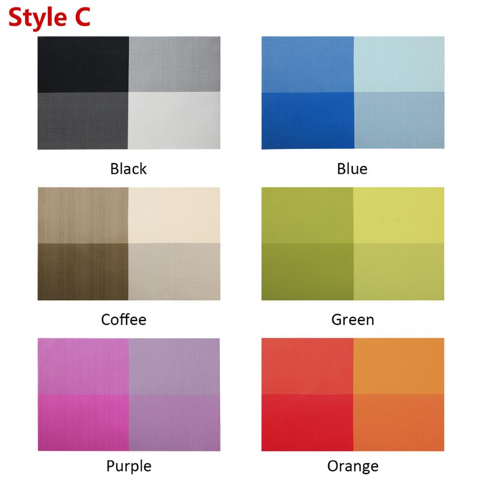 Table Setting PVC Placemats Set