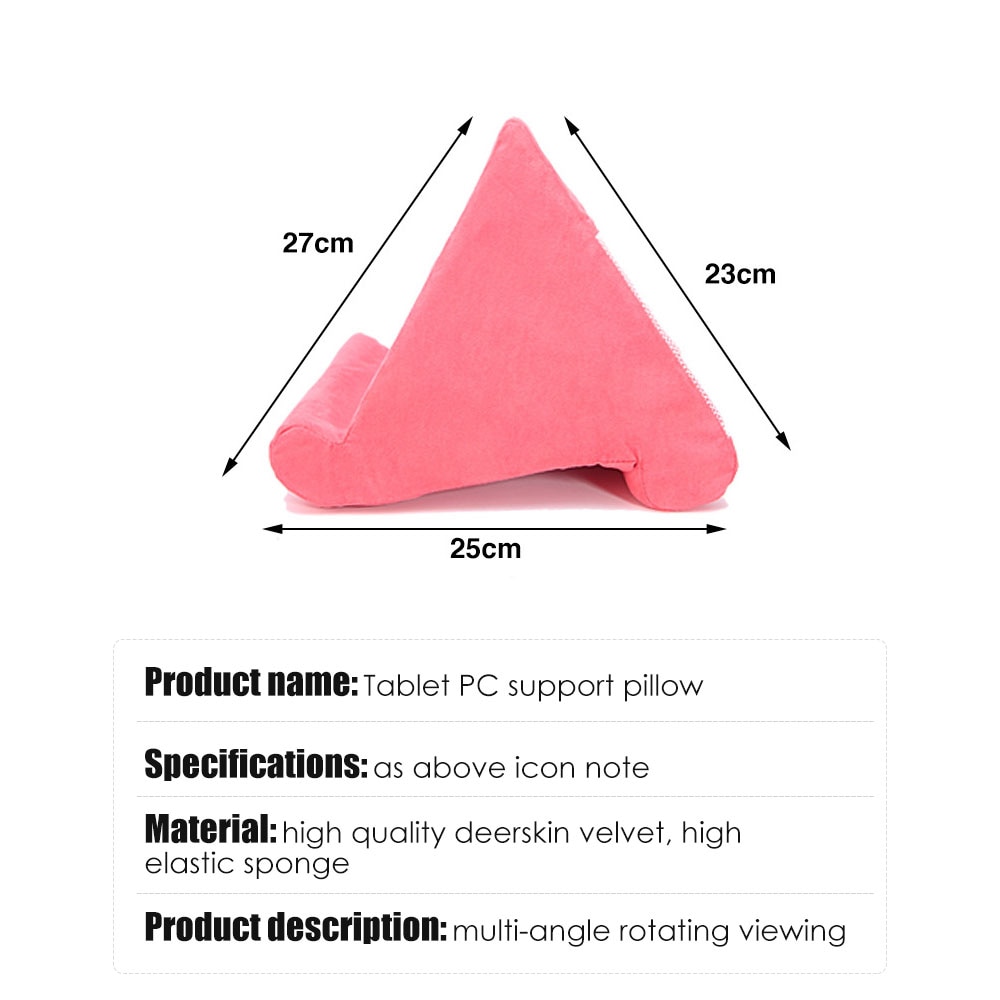 Tablet Cushion Holder Triangle Stand Tablet Cushion Holder Triangle Stand