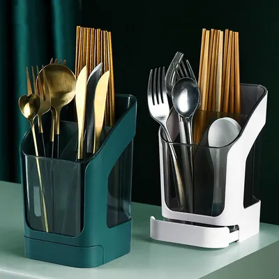 Tabletop Plastic Caddy for Utensils