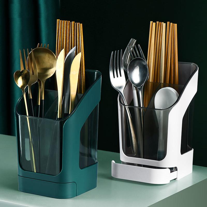 Tabletop Plastic Caddy for Utensils