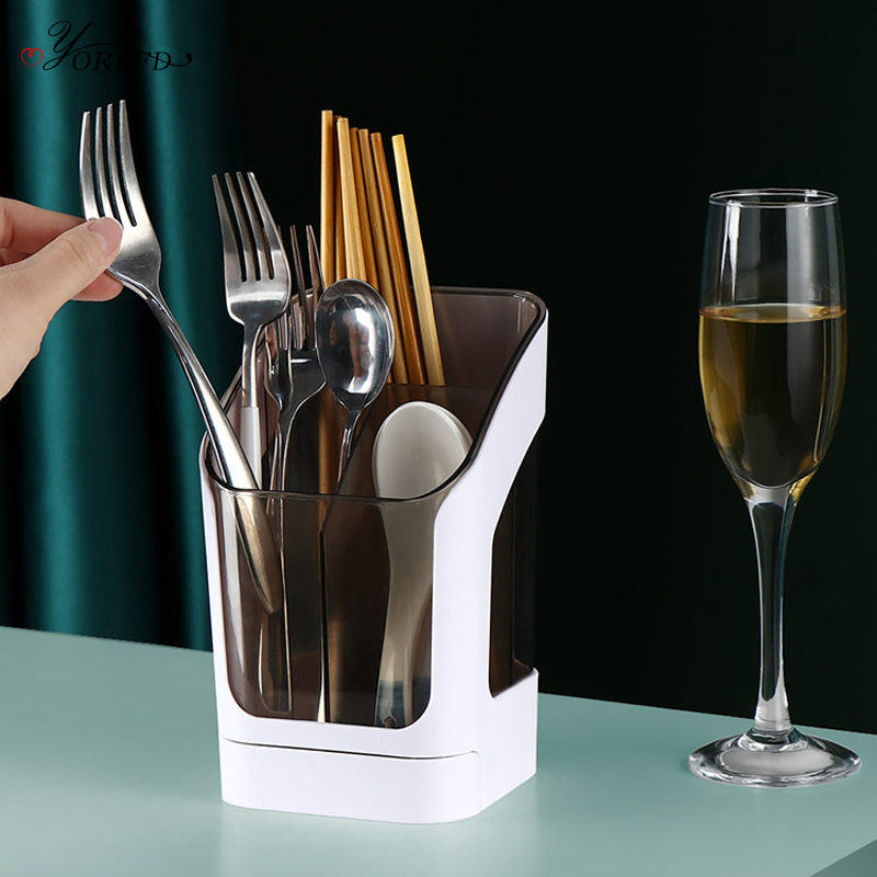 Tabletop Plastic Caddy for Utensils
