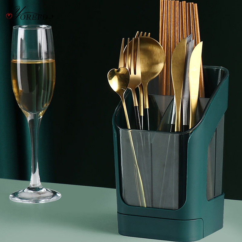 Tabletop Plastic Caddy for Utensils