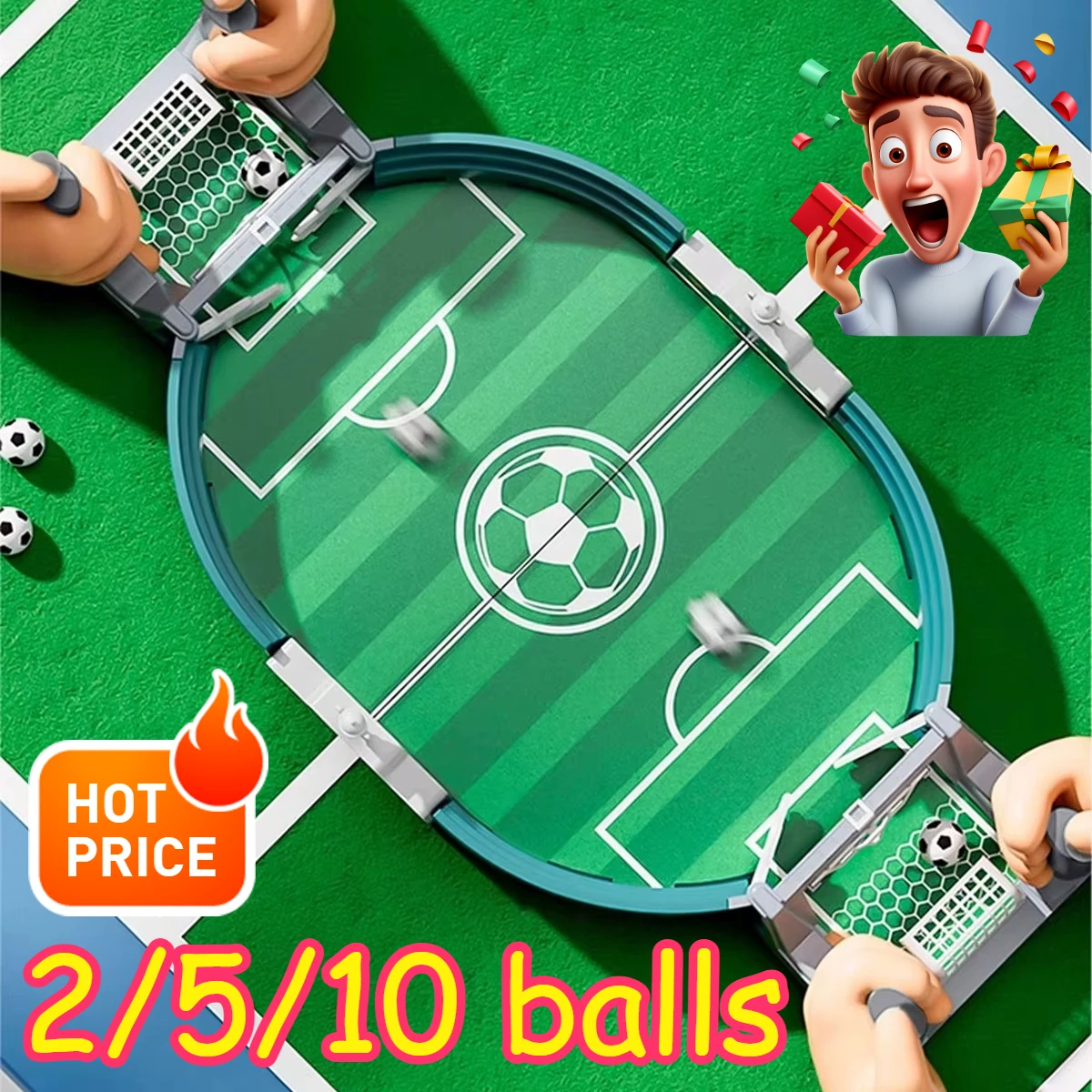 Tabletop Soccer Game for Two Players