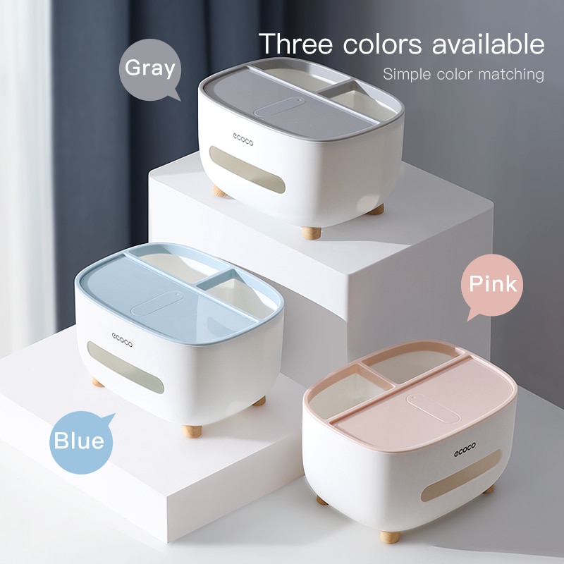 Tabletop Tissue Box Organizer