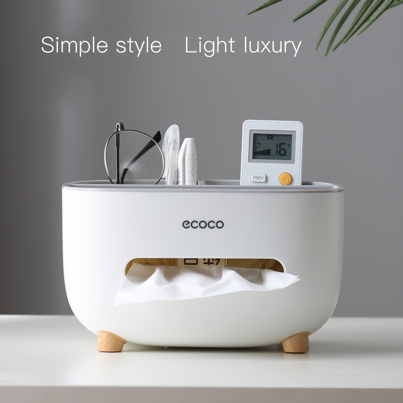 Tabletop Tissue Box Organizer