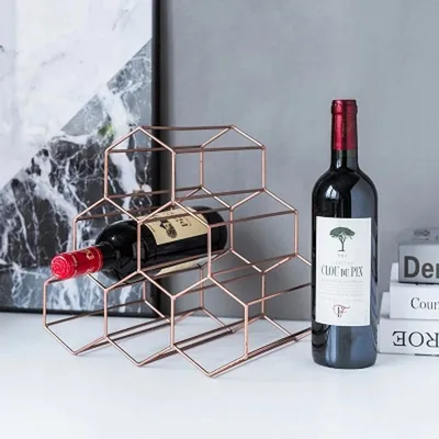 Tabletop Wine Rack Honeycomb Design Tabletop Wine Rack Honeycomb Design