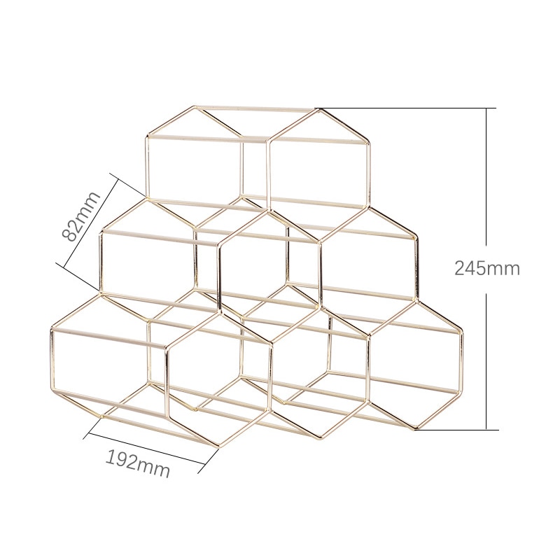 Tabletop Wine Rack Honeycomb Design Tabletop Wine Rack Honeycomb Design
