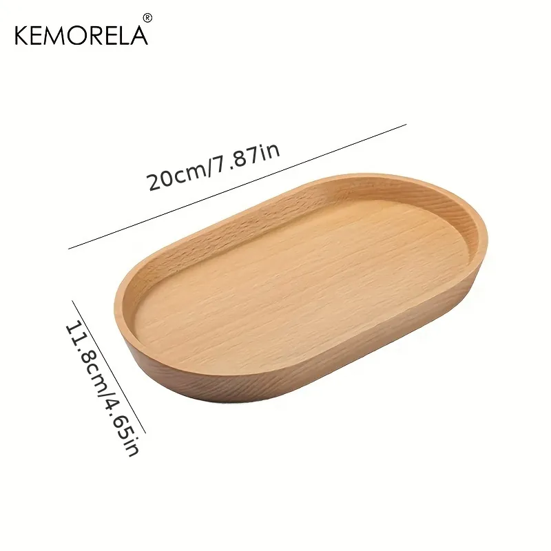Tableware Solid Wood Round Dessert Plate Japanese-style Wooden Tray Snack Plate Dried Fruit Plate Wooden Plate Tableware Solid Wood Round Dessert Plate Japanese-style Wooden Tray Snack Plate Dried Fruit Plate Wooden Plate