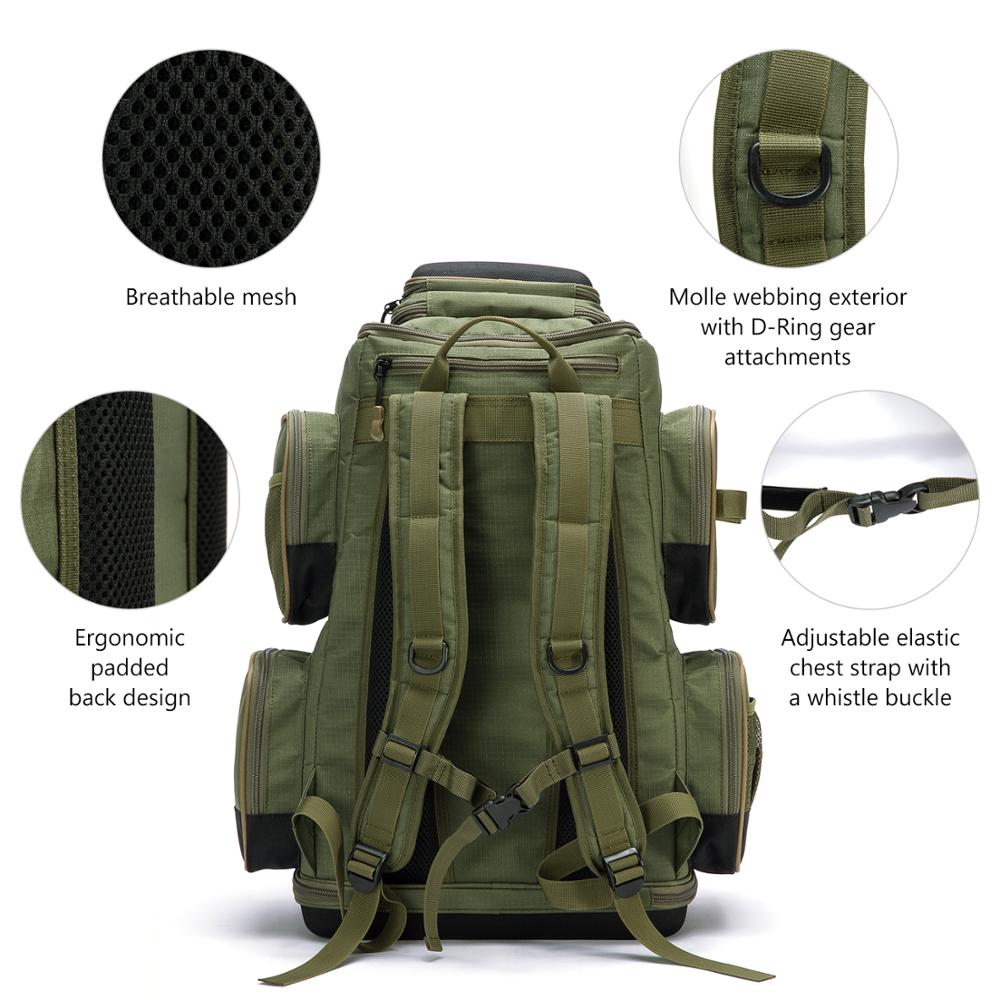 Tackle Backpack Multi-Pocket Bag Tackle Backpack Multi-Pocket Bag