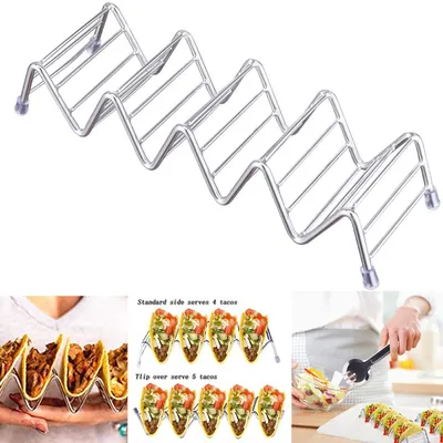 Taco Holder Stainless Steel Rack Taco Holder Stainless Steel Rack