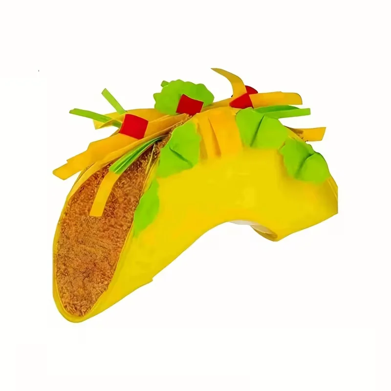 Taco Sombrero Hat, French Taco Hat, Foods Theme Costume Hat For Newyear Valentine Halloween, Costume Prop, Cosplay