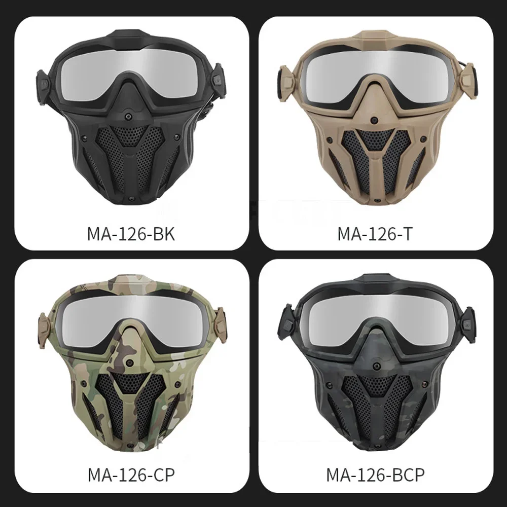 Tactical Airsoft Paintball Face Mask With Fan Breathable Anti-fog Full Face Mask Hunting Shooting Militar Protective Tactical Airsoft Paintball Face Mask With Fan Breathable Anti-fog Full Face Mask Hunting Shooting Militar Protective