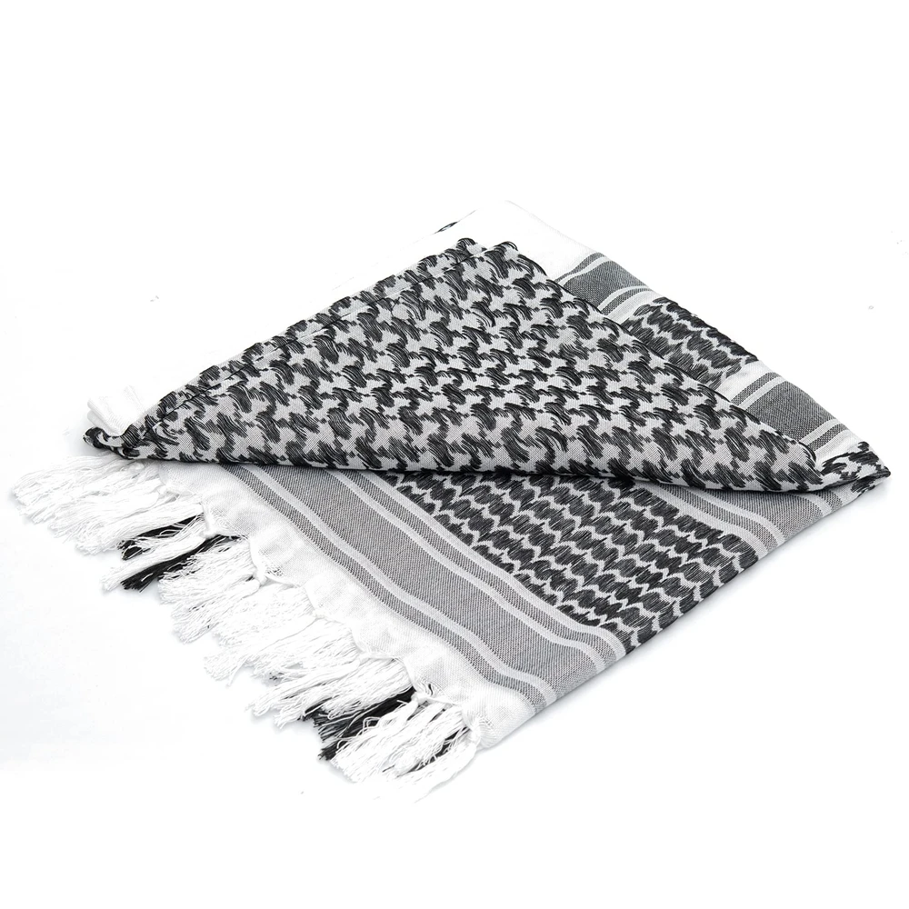 Tactical Arab Shemagh Military Scarf Outdoor Hiking Army Desert Scarves Muslim Hijab for Men Women Windproof Scarf With Tactical Arab Shemagh Military Scarf Outdoor Hiking Army Desert Scarves Muslim Hijab for Men Women Windproof Scarf With