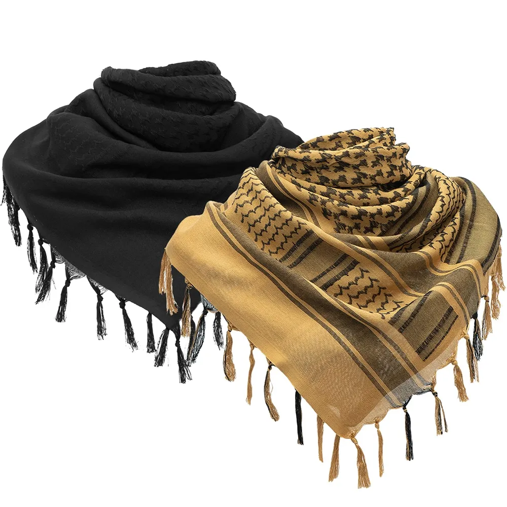Tactical Arab Shemagh Military Scarf Outdoor Hiking Army Desert Scarves Muslim Hijab for Men Women Windproof Scarf With Tactical Arab Shemagh Military Scarf Outdoor Hiking Army Desert Scarves Muslim Hijab for Men Women Windproof Scarf With