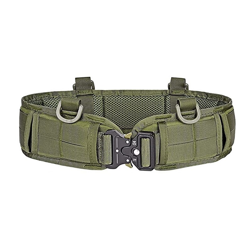 Tactical Battle Belt Military Airsoft Waist Band Adjustable Quick Release Buckle Outdoor Hunting Thickened Widened