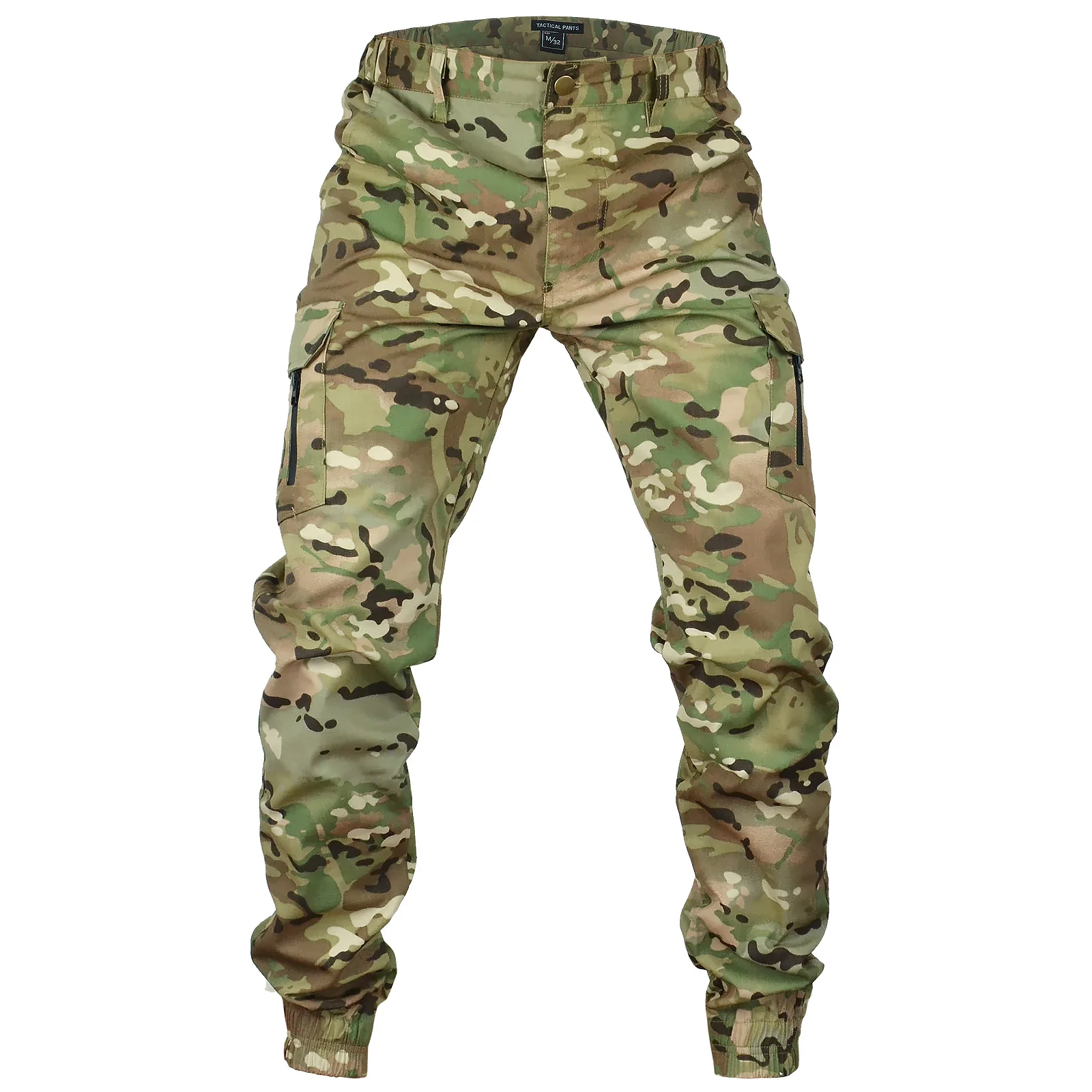 Tactical Camouflage Joggers Outdoor Ripstop Cargo Pants Working Clothing Hiking Hunting Combat Trousers Men's Streetwear