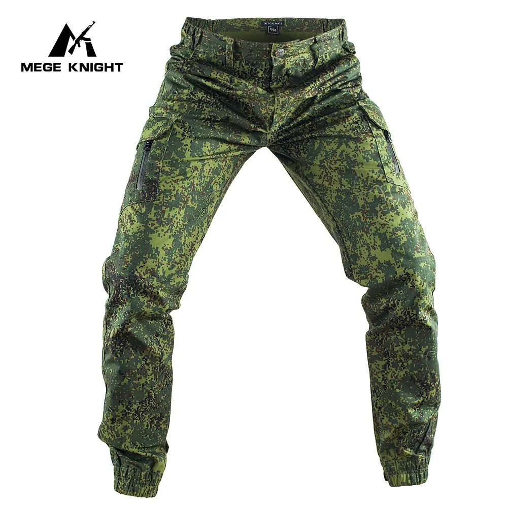 Tactical Camouflage Joggers Outdoor Ripstop Cargo Pants Working Clothing Hiking Hunting Combat Trousers Men's Streetwear